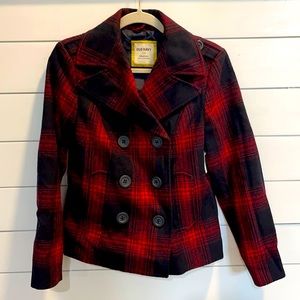 NWT Red & Navy Blazer with pockets